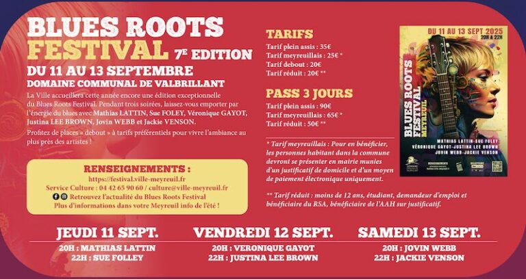 Blues Roots Festival 2025, le programme