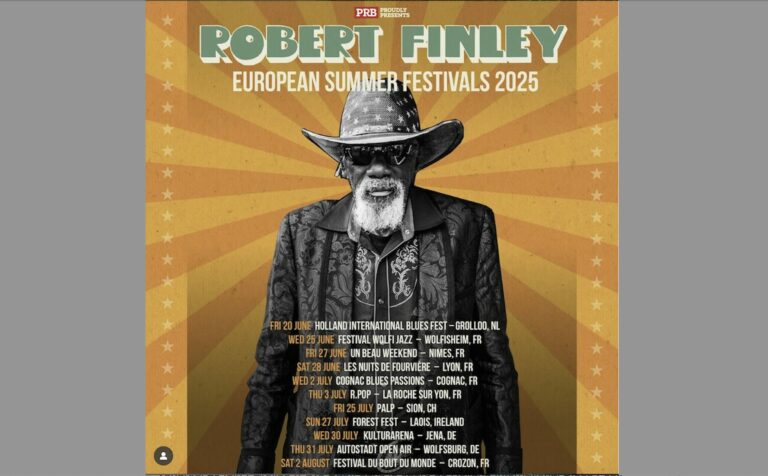 Robert Finley, deux tournées européennes !