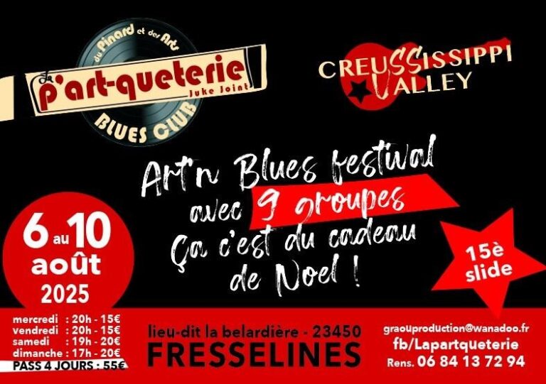 Art’n Blues Festival 2025, le programme