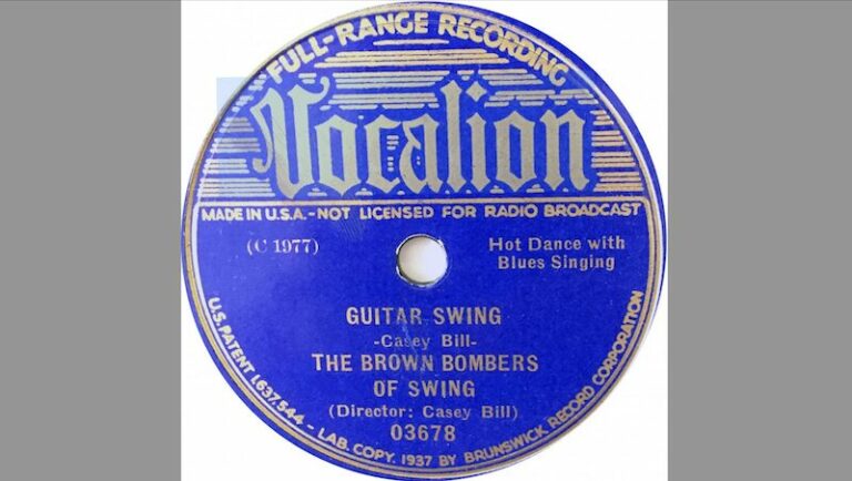 Ça s’est passé un 5 août : Guitar swing par Casey Bill Weldon