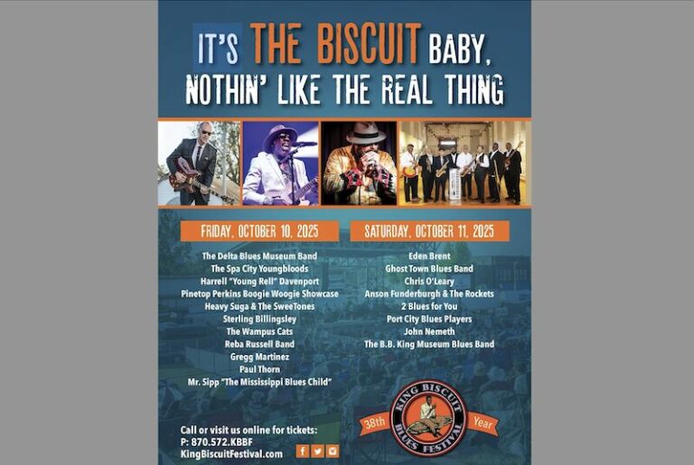 King Biscuit Blues Festival 2025, le programme