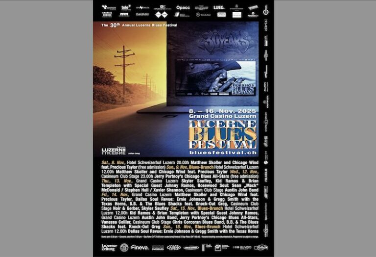 Lucerne Blues Festival 2025, le programme