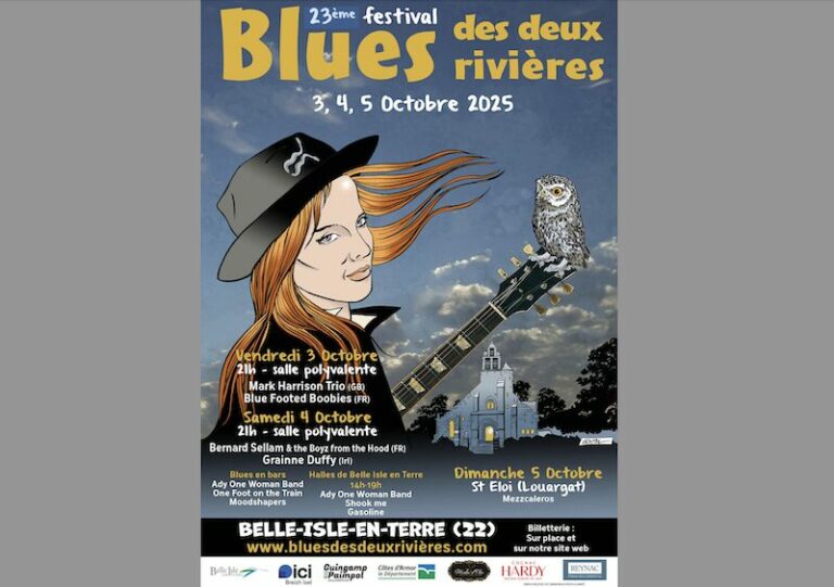 Festival Blues des Deux Rivières 2025, le programme