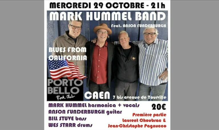 Mark Hummel et Anson Funderburgh tournent en France