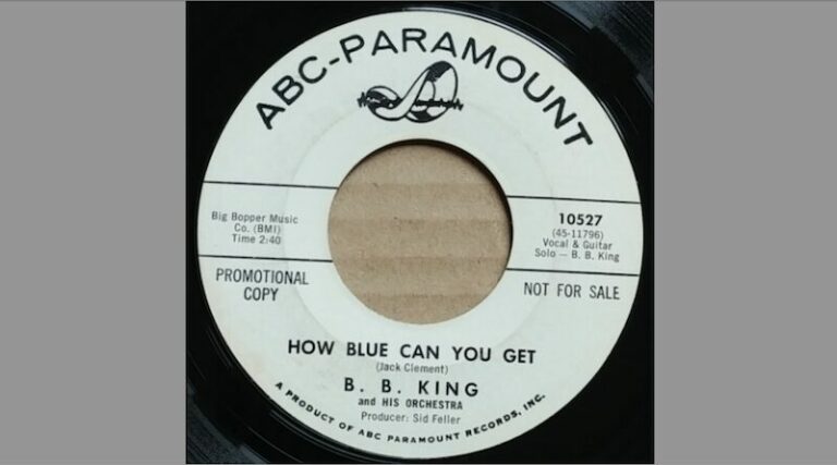 Ça s’est passé un 30 septembre : B.B. King enregistre « How blue can you get »