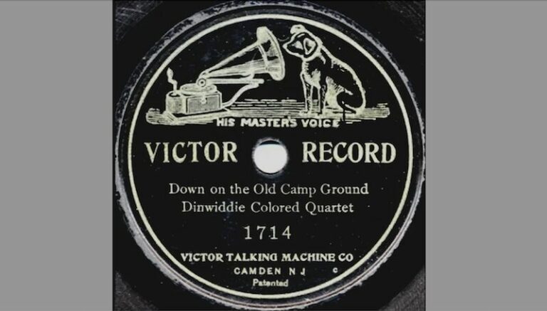 Ça s’est passé un 29 octobre : premiers enregistrements du Dinwiddie Quartet (et du label Victor)