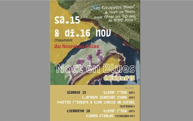 Festival Noct en Blues 2025, le programme