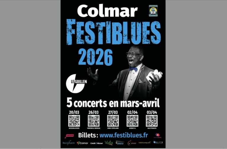 Festiblues 2026 à Colmar, le programme