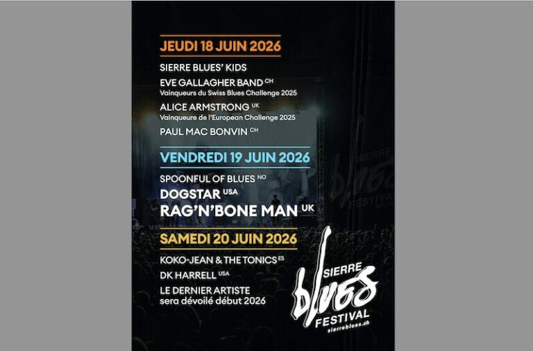 Sierre Blues Festival 2026, le programme