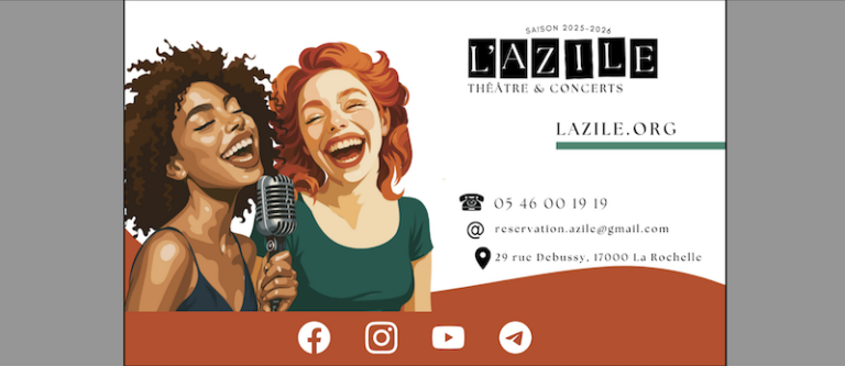L’Azile à La Rochelle, programme du début 2026