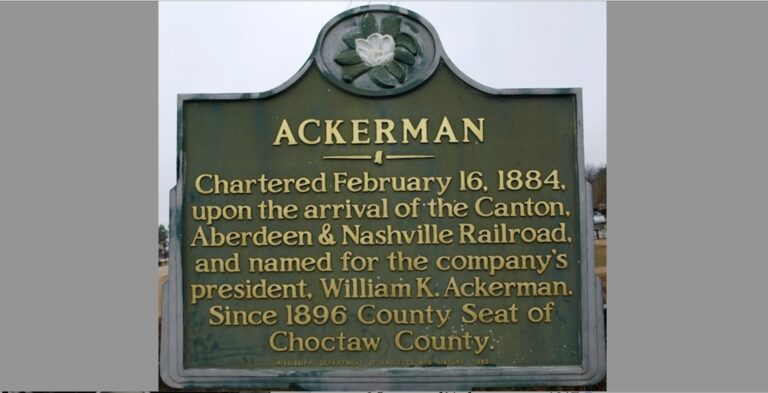 Mémoire de blues : Ackerman, Mississippi