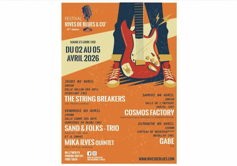 Festival Rives de Blues & Co 2026, le programme