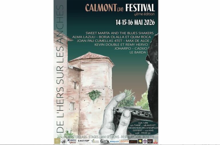 Festival De L’Hers sur les Anches à Calmont, le programme