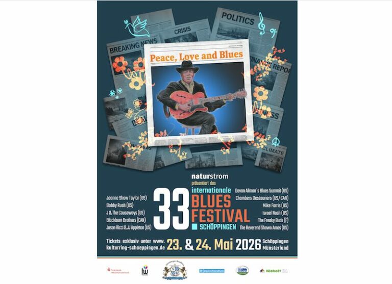 International Blues Festival, 2026 (Schöppingen, Allemagne), le programme