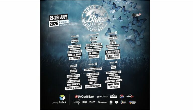 Open Air Blues Festival 2026, Brezoi, Roumanie, le programme
