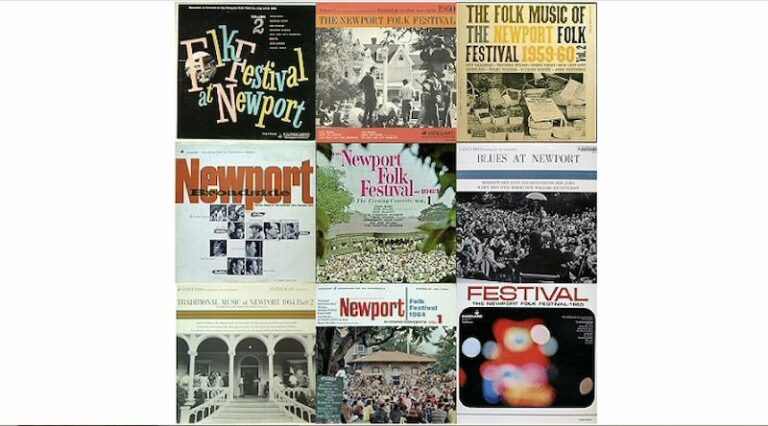Portfolio : Newport Folk Festival, les sixties