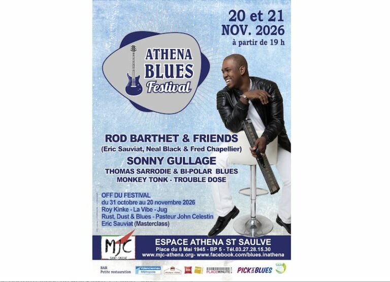 Athena Blues Festival 2026, le programme
