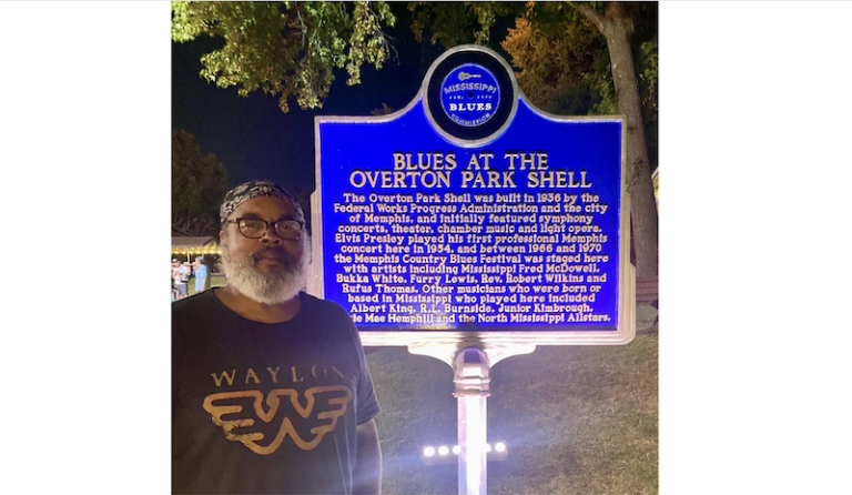 Mississippi Blues Trail Marker, Overton Park Shell, Memphis