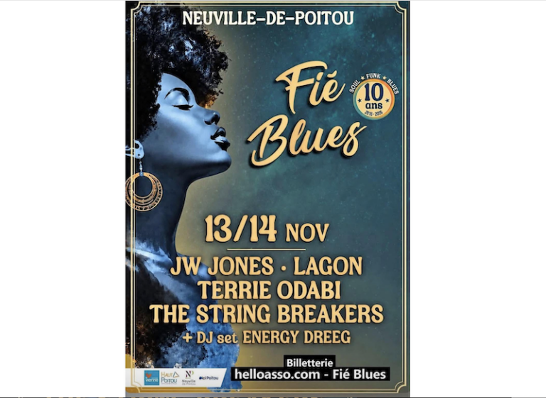 Festival Fié Blues 2026 à Neuville-de-Poitou, le programme